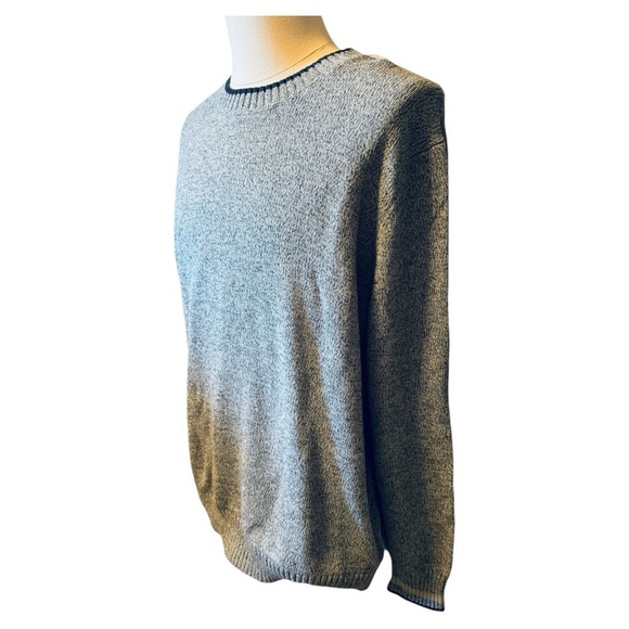 Eddie Bauer NEW Men’s Blue Crew Neck 100% Cotton Knit Sweater 2XL - Picture 2 of 8